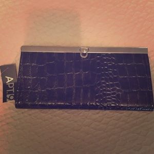 NEW w/tags black wallet/clutch